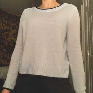 Baby blue knit sweater